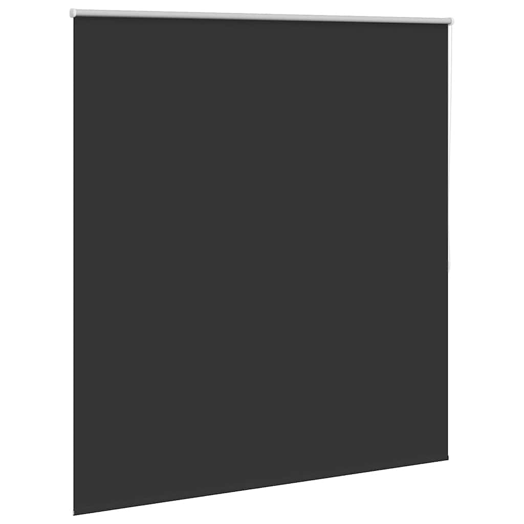 Cortina de rolo blackout, 164,4 x 175 cm, largura do tecido 160 cm, preta.