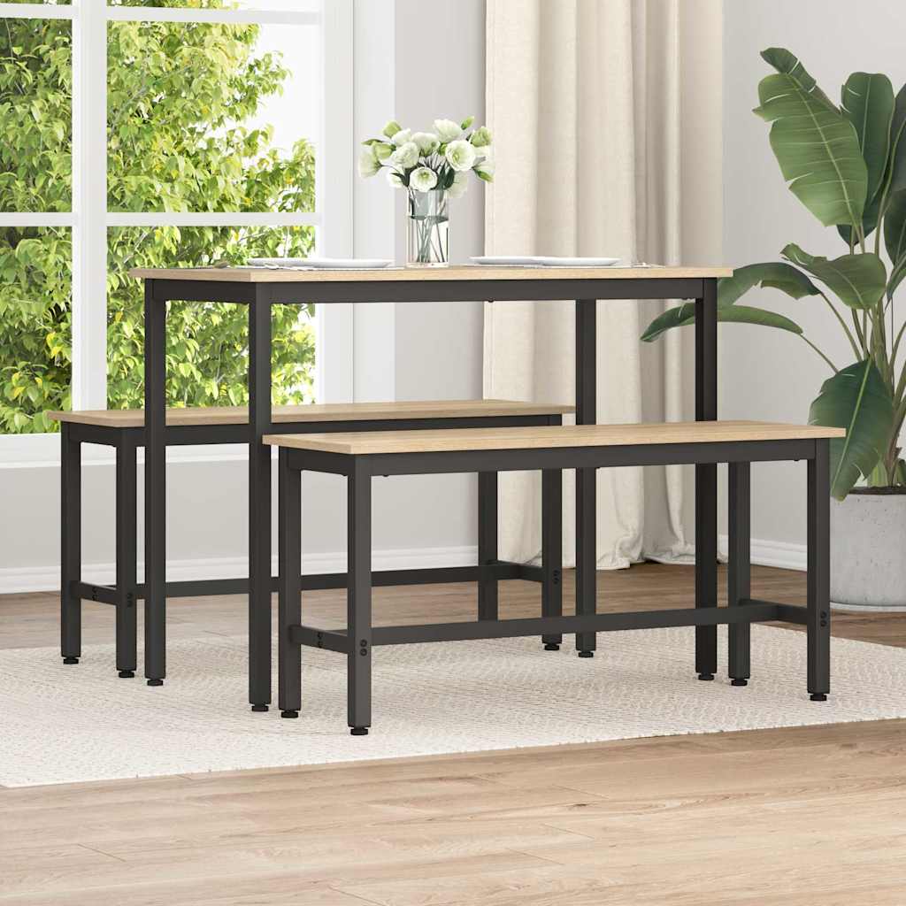 Banco de jantar carvalho sonoma 100 x 32,5 x 48,5 cm