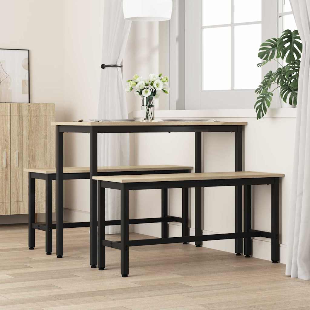 Banco de jantar carvalho sonoma 100 x 32,5 x 48,5 cm
