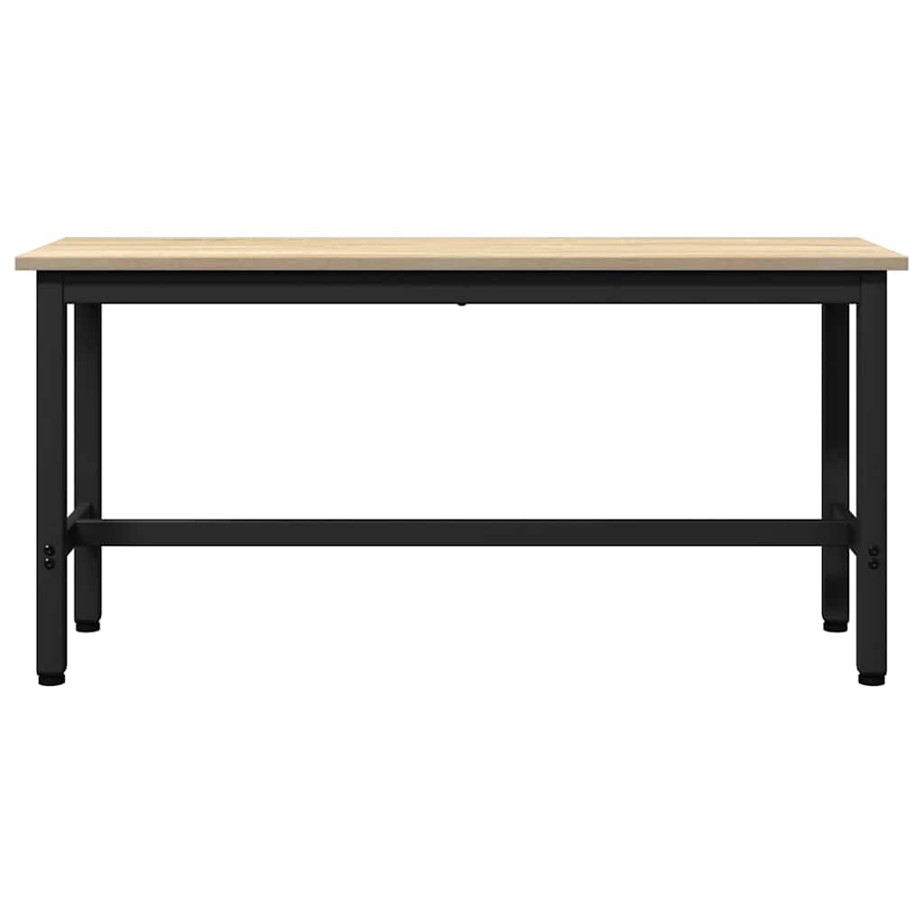 Banco de jantar carvalho sonoma 100 x 32,5 x 48,5 cm