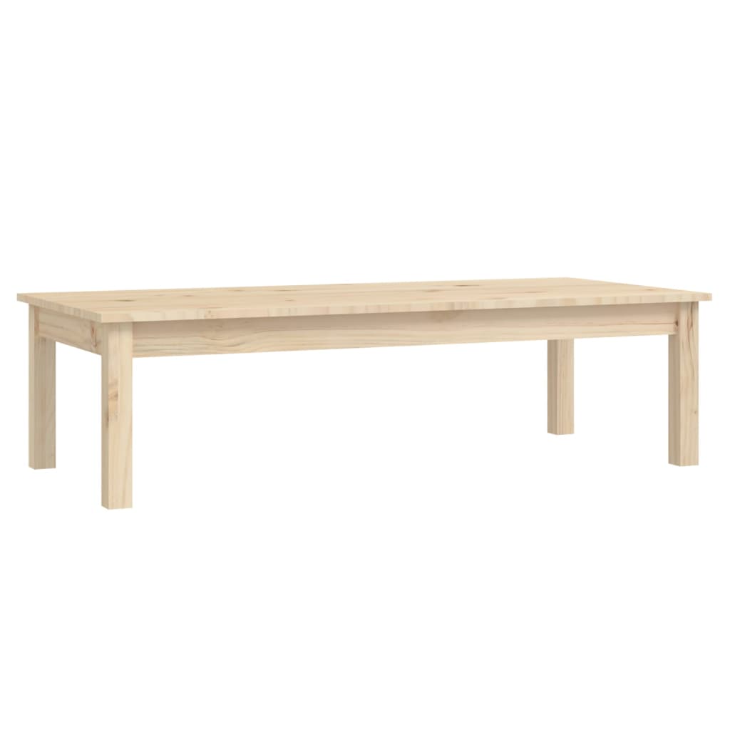 Mesa de centro 110x50x30 cm madeira de pinho maciça