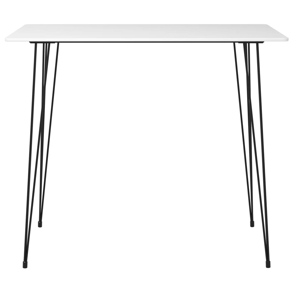 5 Pcs conjunto de bar branco e cinzento