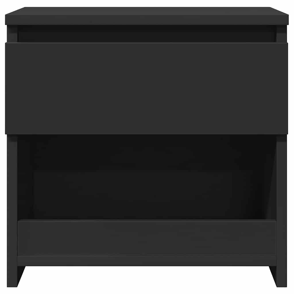 Mesa de cabeceira 40x30x39 cm contraplacado preto