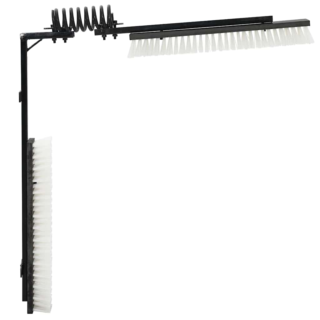 Escovas para gado ajustável preto e branco 84 x 10 x 91 cm PVC