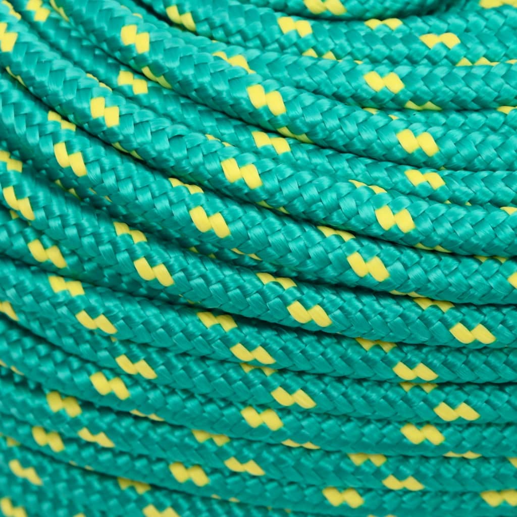 Corda de barco 8 mm 100 m polipropileno verde
