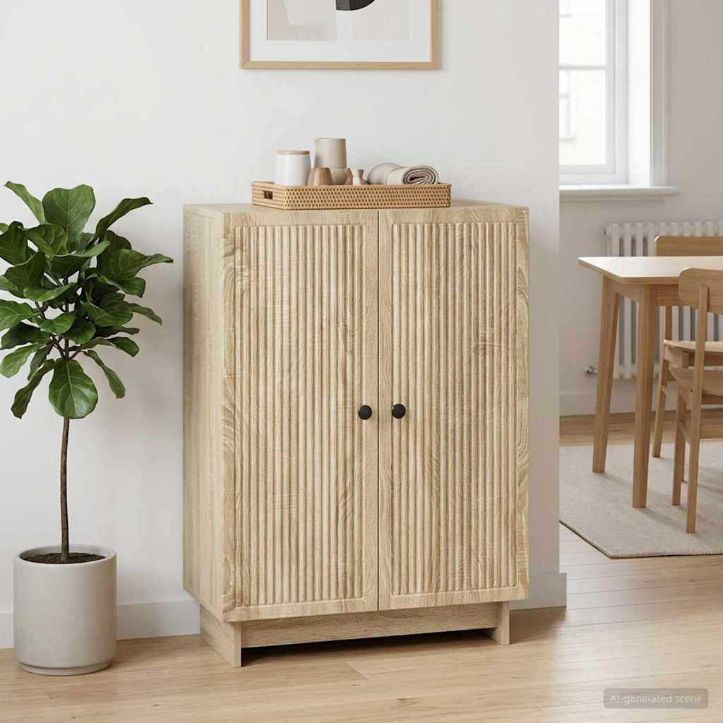 Buffet carvalho sonoma 66 x 34,5 x 90 cm derivados de madeira