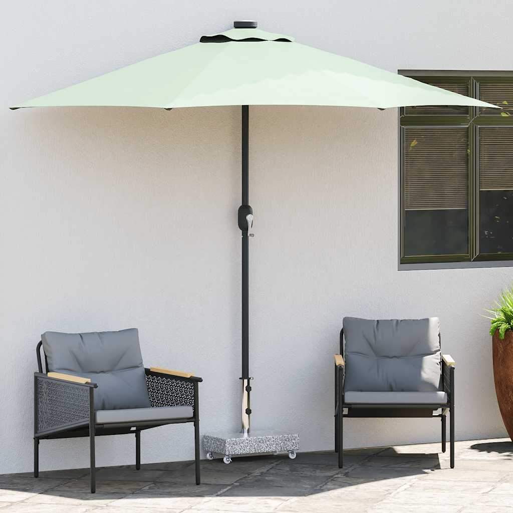 Base para guarda-sol 45x25x8,3 cm granito cinzento-claro