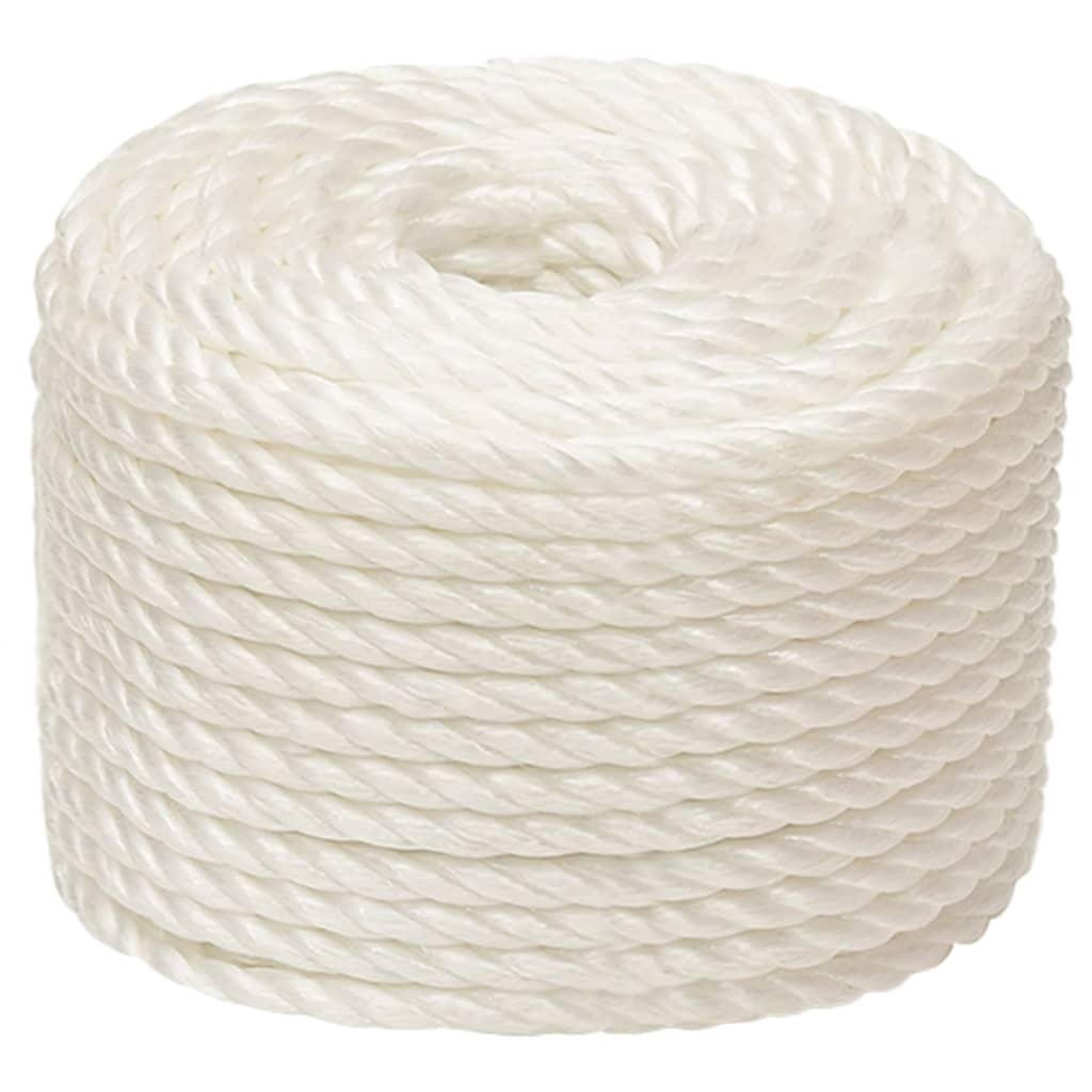 Corda de trabalho 16 mm 25 m polipropileno branco