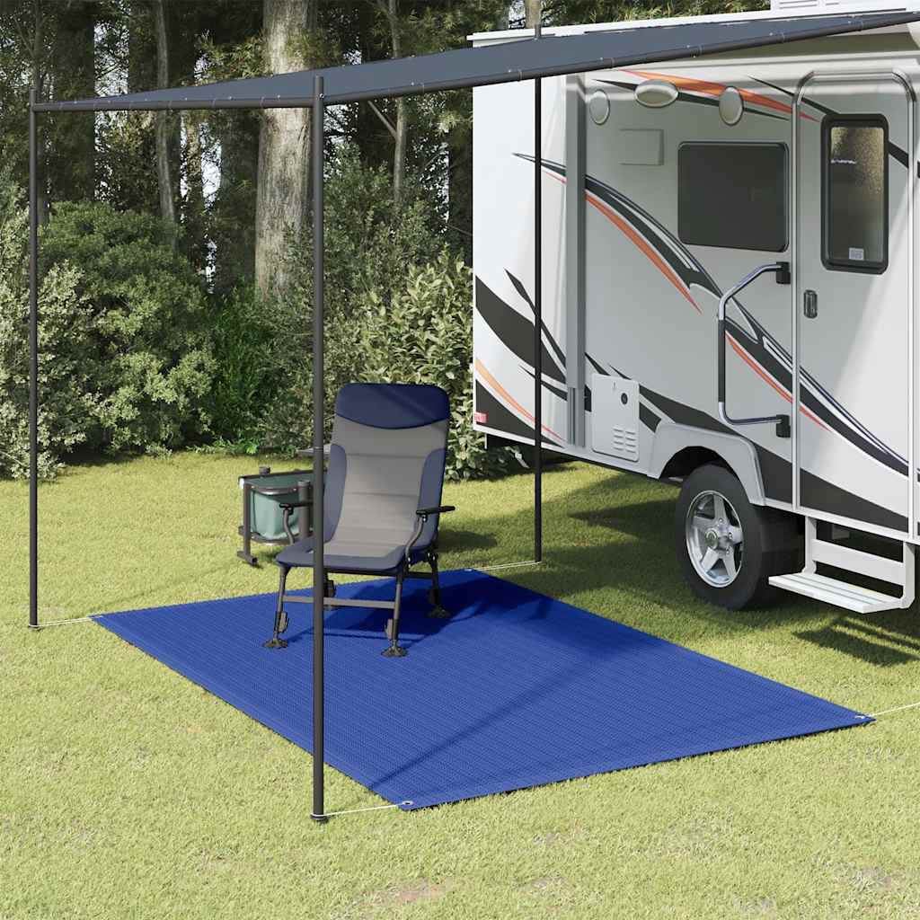 Tapete de campismo para tenda pead 200x300 cm azul