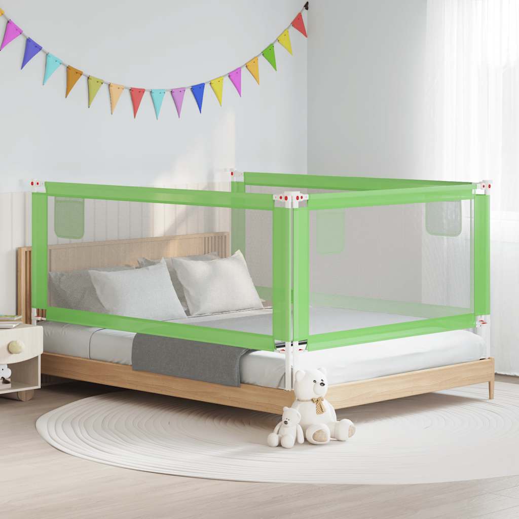 Barra de segurança p/ cama infantil tecido 200x25 cm verde