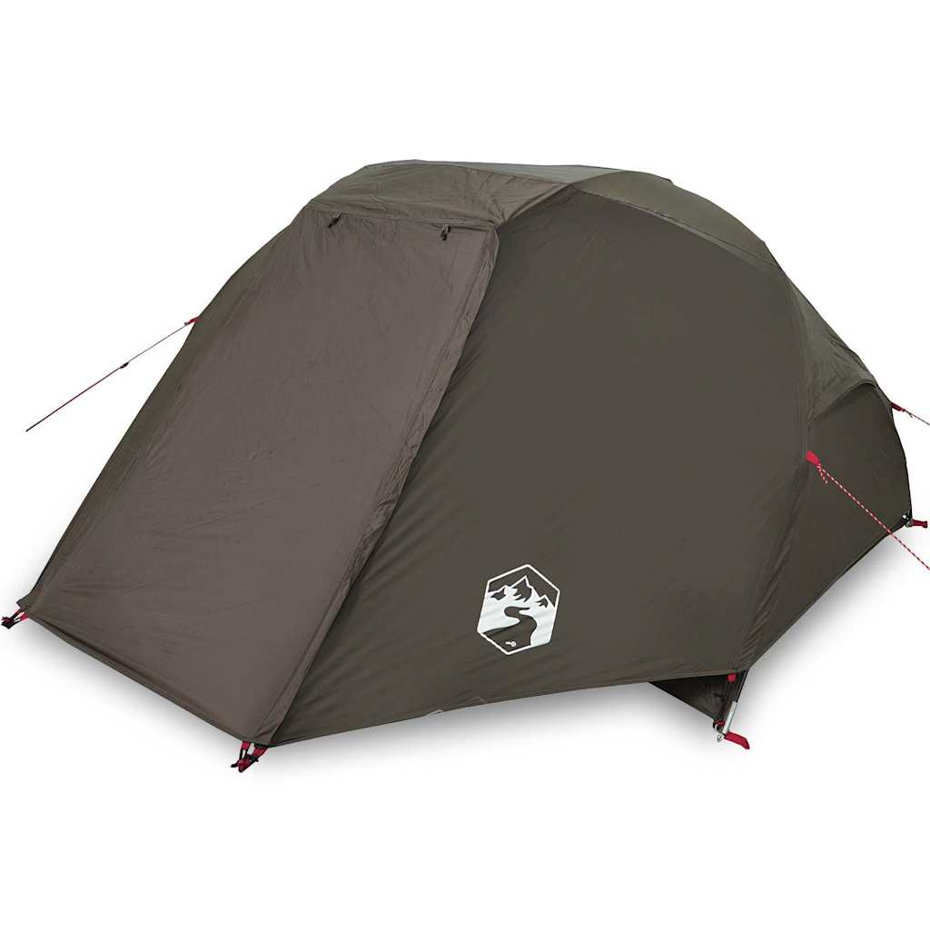 Tenda de pesca para 5 pessoas impermeável castanho