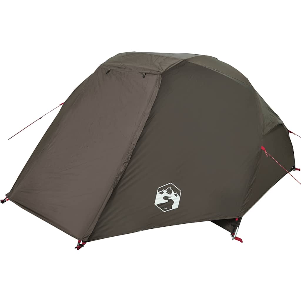 Tenda de pesca para 5 pessoas impermeável castanho