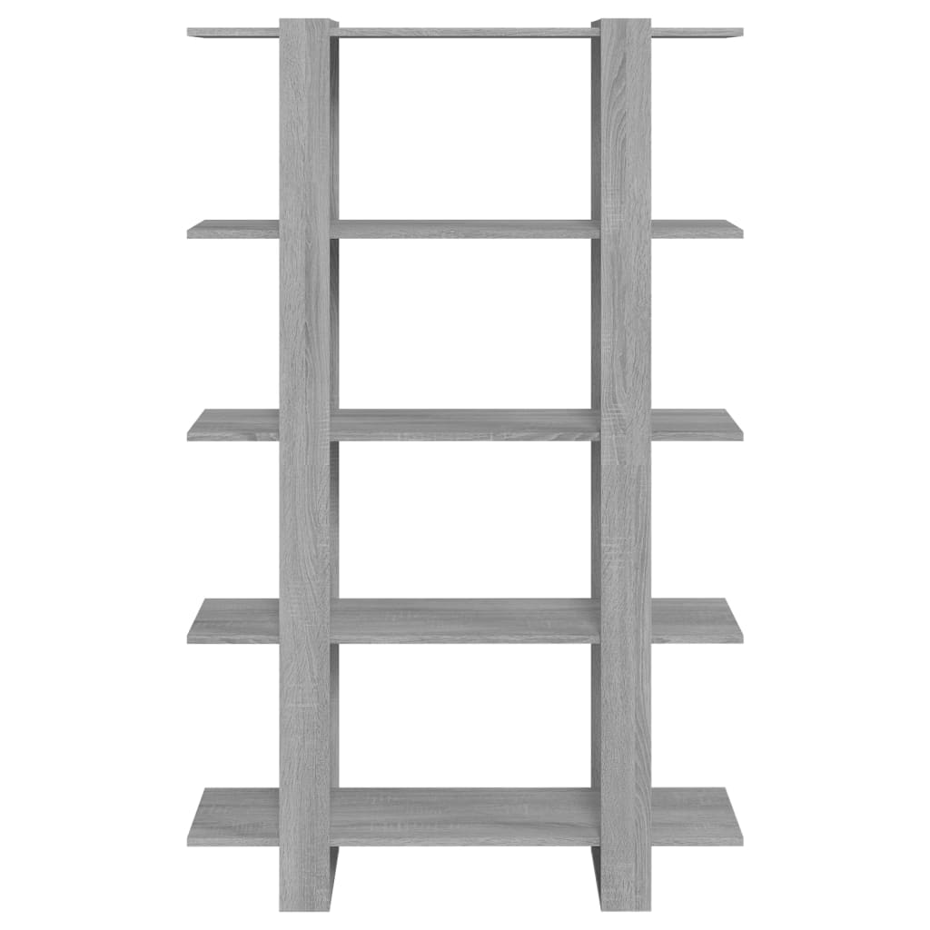 Estante/divisória 100x30x160 cm cor sonoma cinza