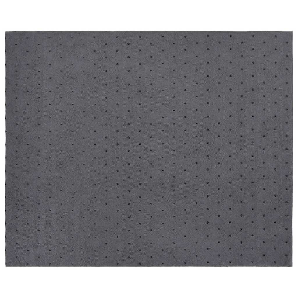 Almofadas absorventes de óleo 100 unid 40x50 cm cinzento