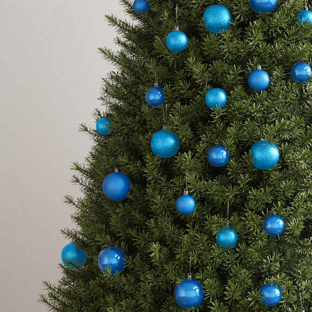 Conjunto de bolas de natal 100 pcs azul