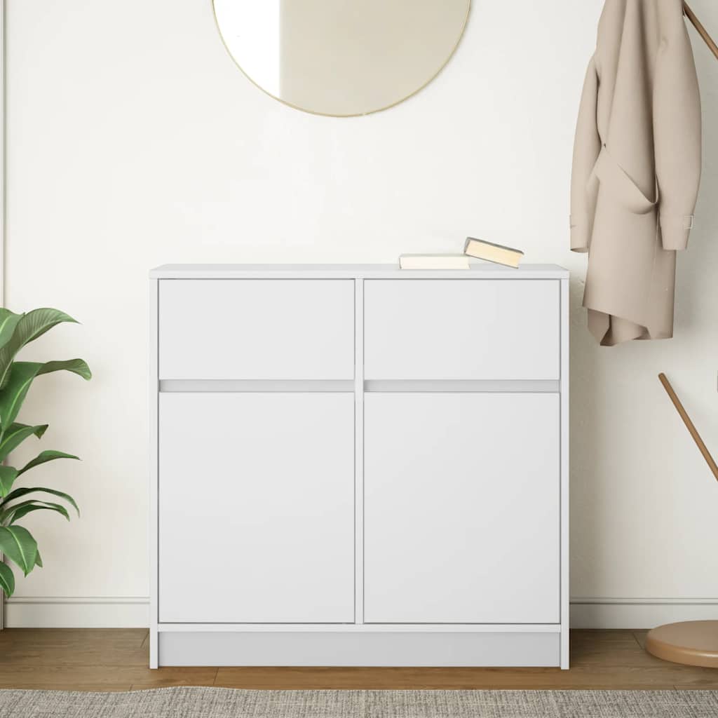 Aparador c/ gaveta 80x34x76 cm derivados de madeira branco