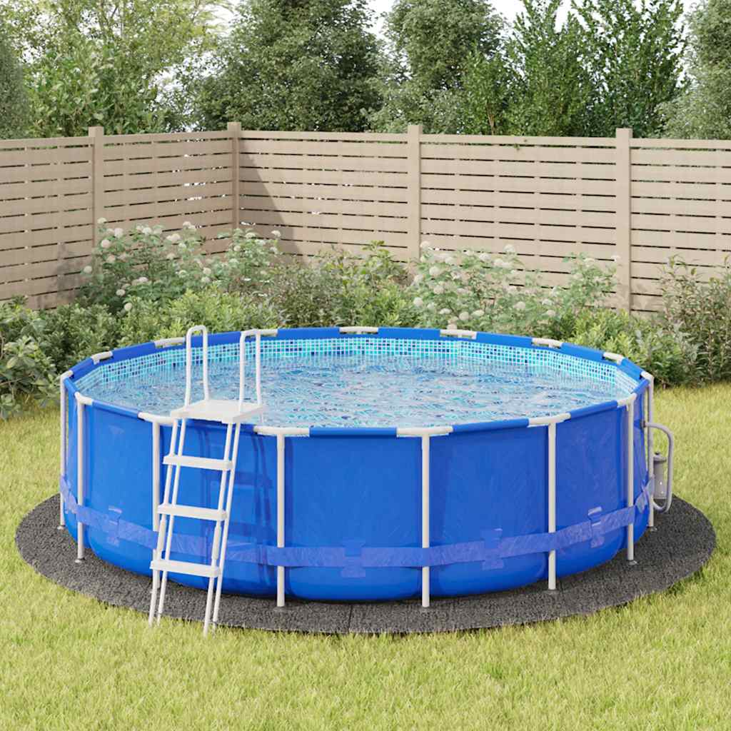 Pano para chão de piscinas ø500 cm poliéster geotêxtil cinza