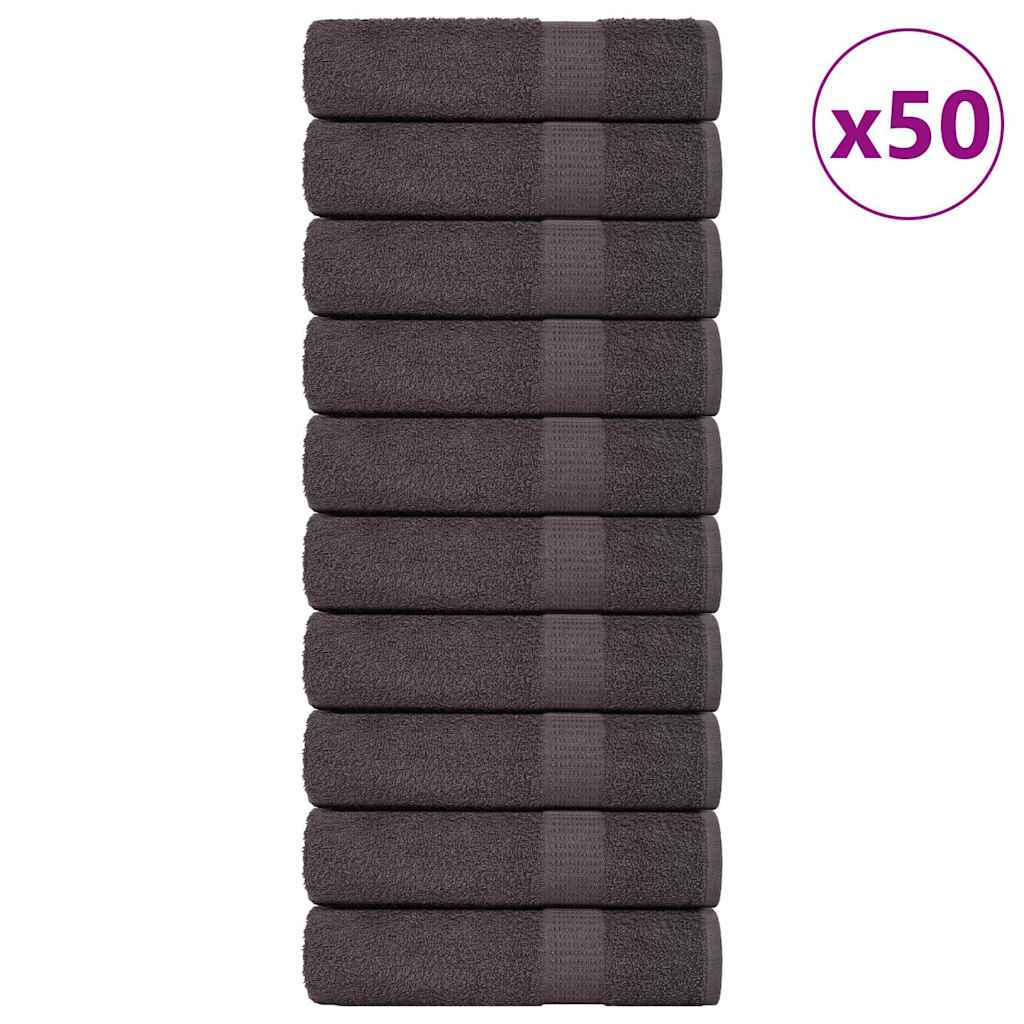 Toalhas de mãos frogn 50 pcs 50x100 cm 360 g/m² antracite
