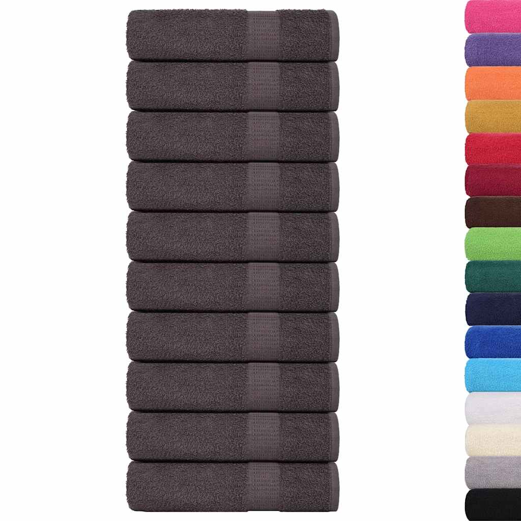 Toalhas de mãos frogn 50 pcs 50x100 cm 360 g/m² antracite
