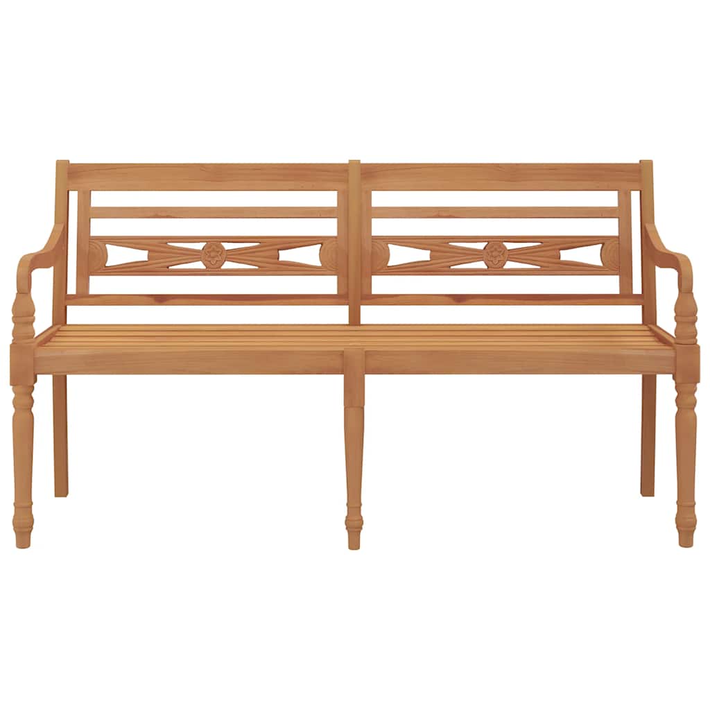 Banco batávia 150 cm madeira de teca maciça