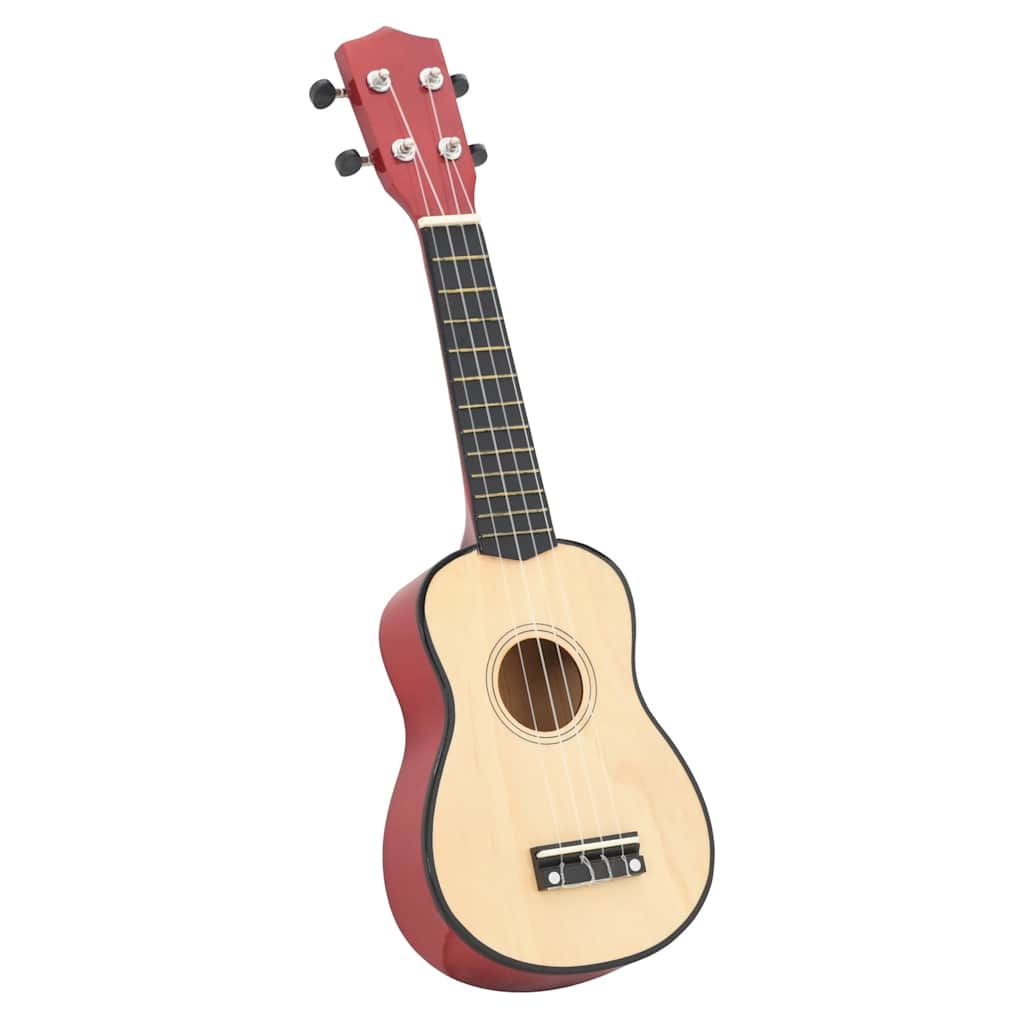 Conjunto ukulele soprano infantil c/ saco madeira escura 21"