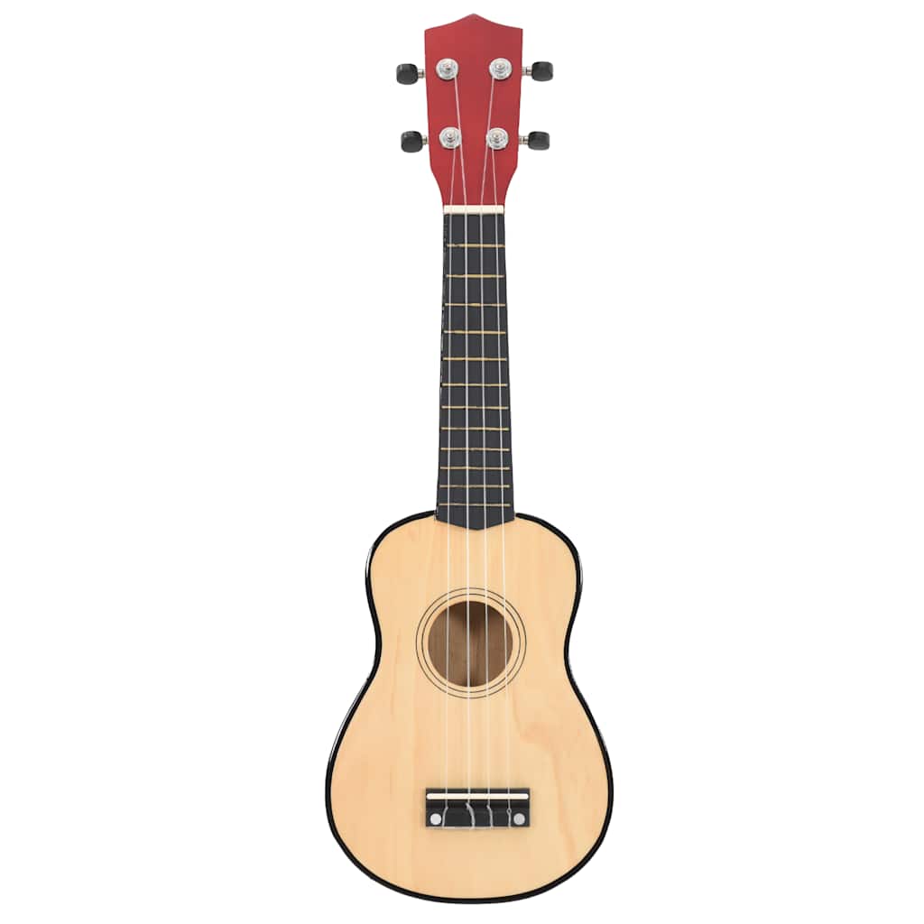 Conjunto ukulele soprano infantil c/ saco madeira escura 21"
