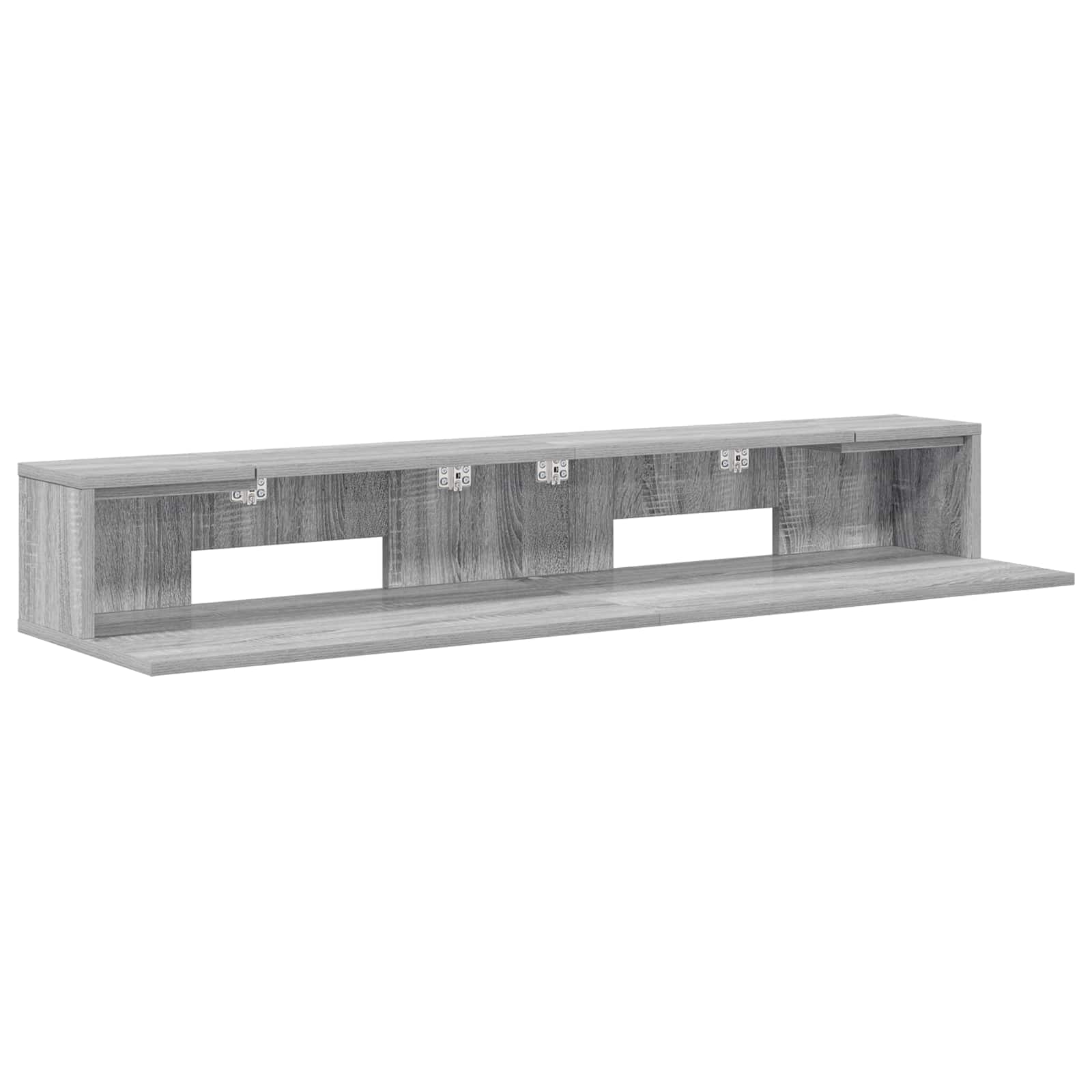 Mesa de estúdio sonoma cinzento 152 x 36 x 19,5 cm