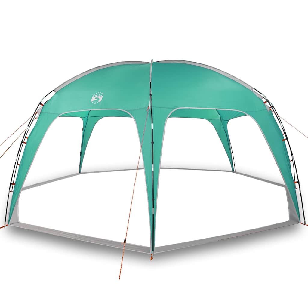 Tenda de festas impermeável verde mar