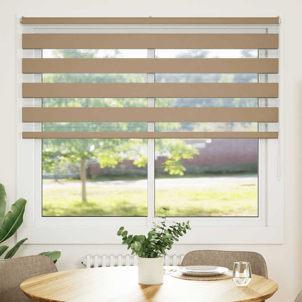 Cortina de zebra 165x100 cm largura do tecido 160,9cm poliéster