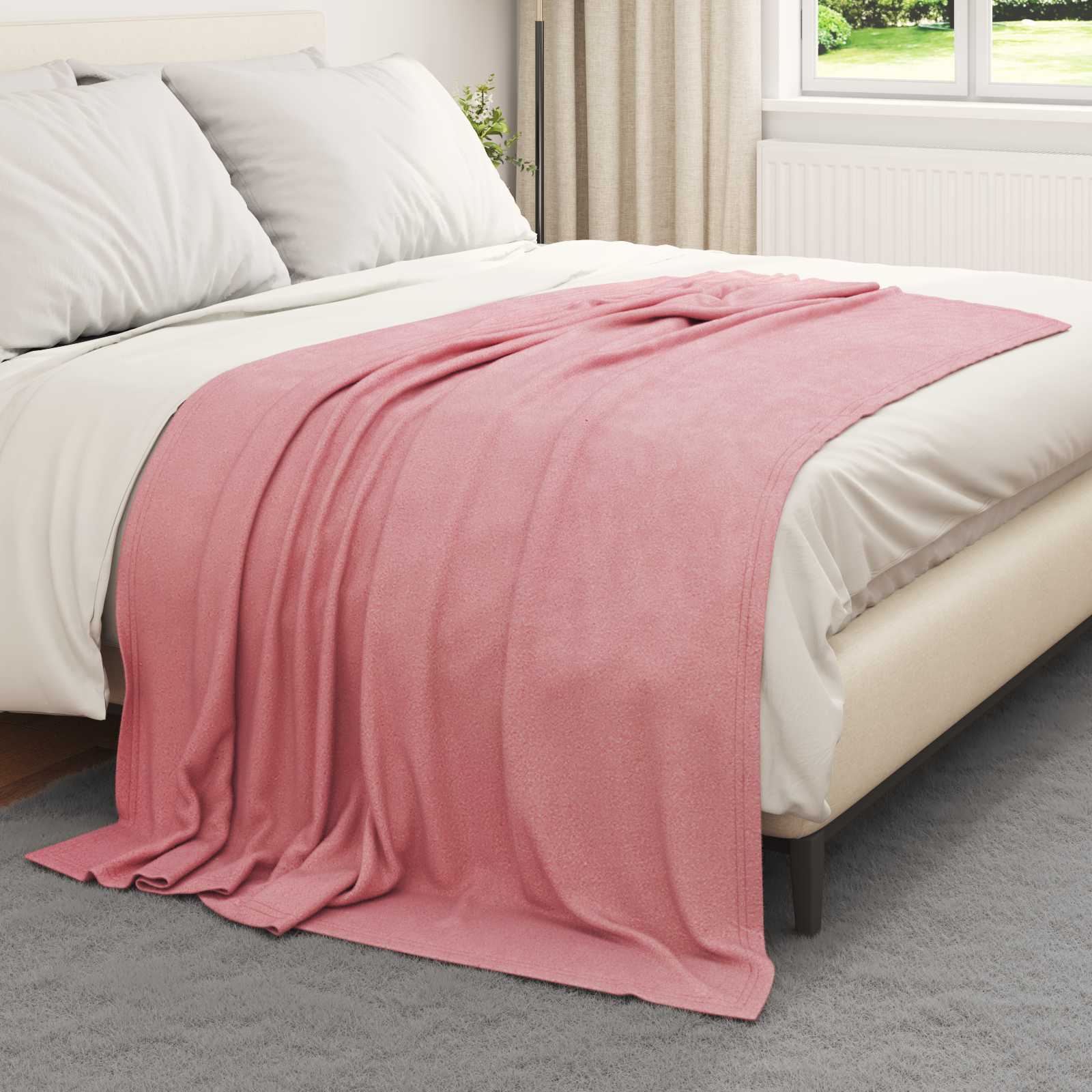 Cobertores de sofá 24 unid. rosa 200 x 150 cm 10.41 lã