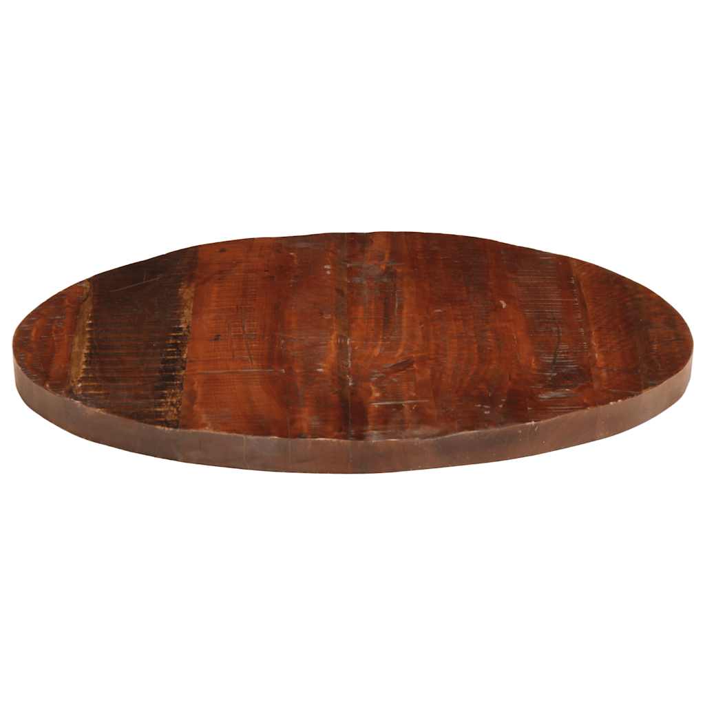 Tampo de mesa redondo ø90x3,8cm madeira recuperada maciça