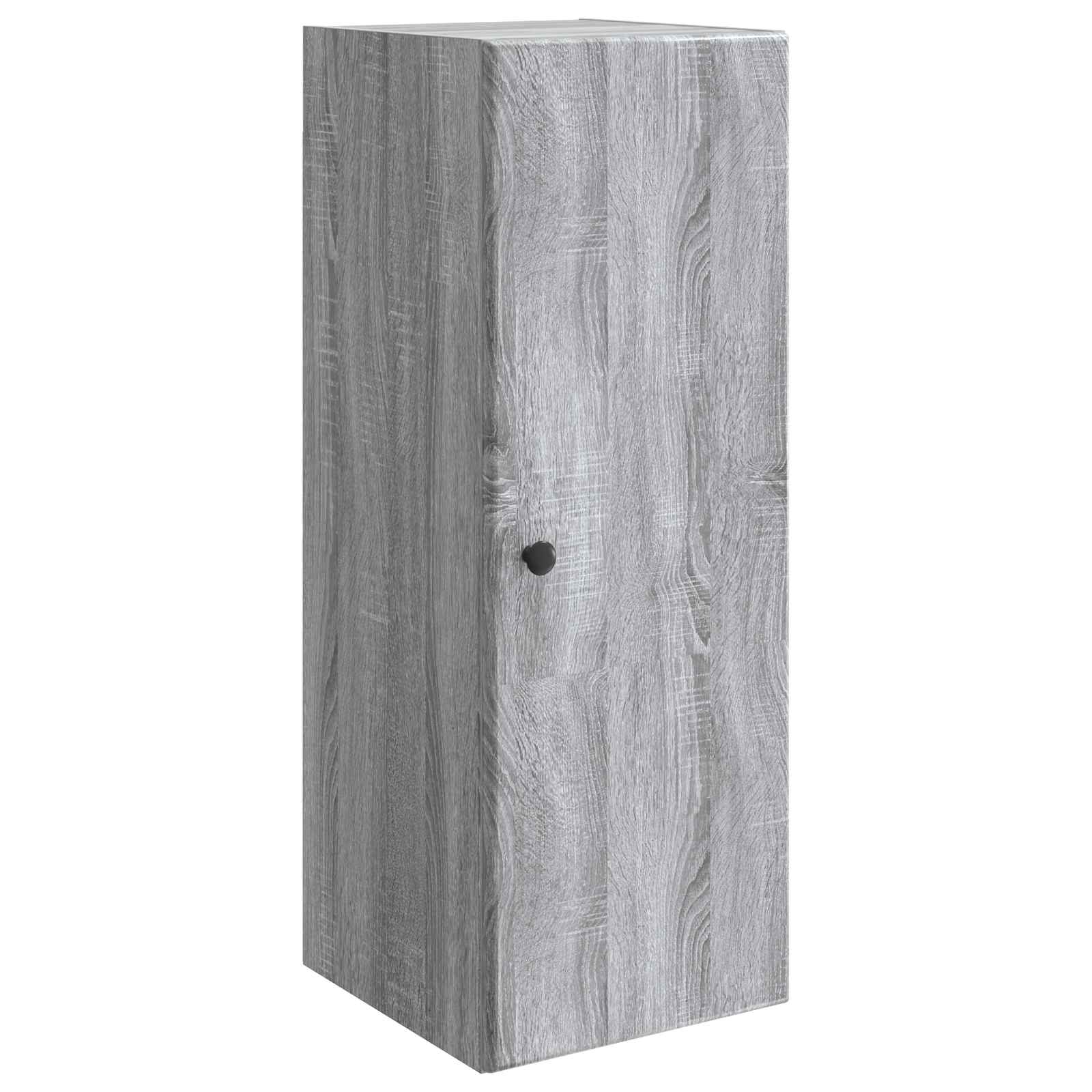 Armário de parede sonoma cinzento 33 x 34,5 x 90 cm