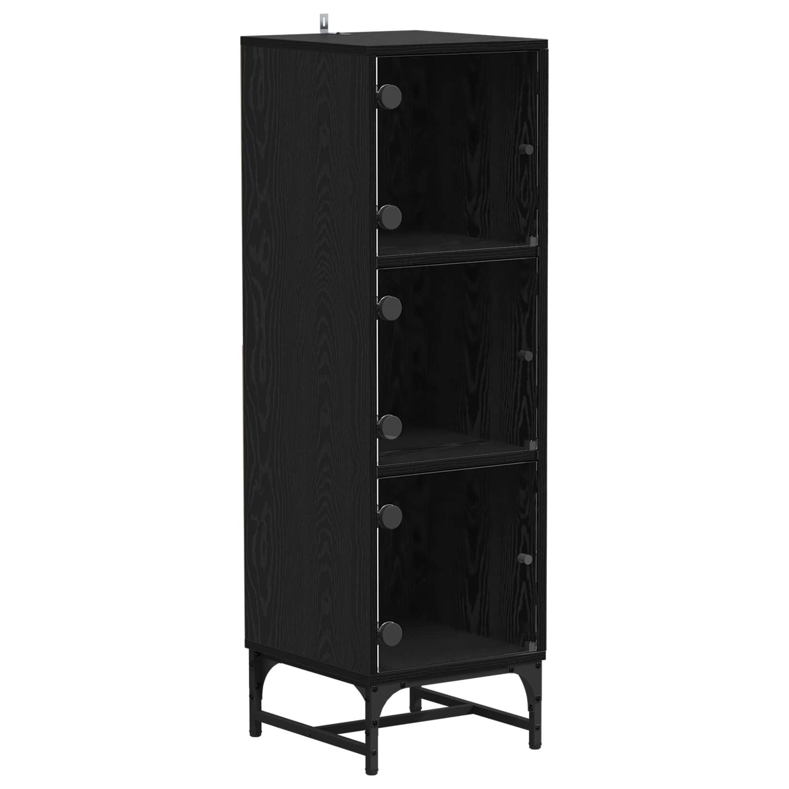 Buffet carvalho preto 35 x 37 x 117 cm