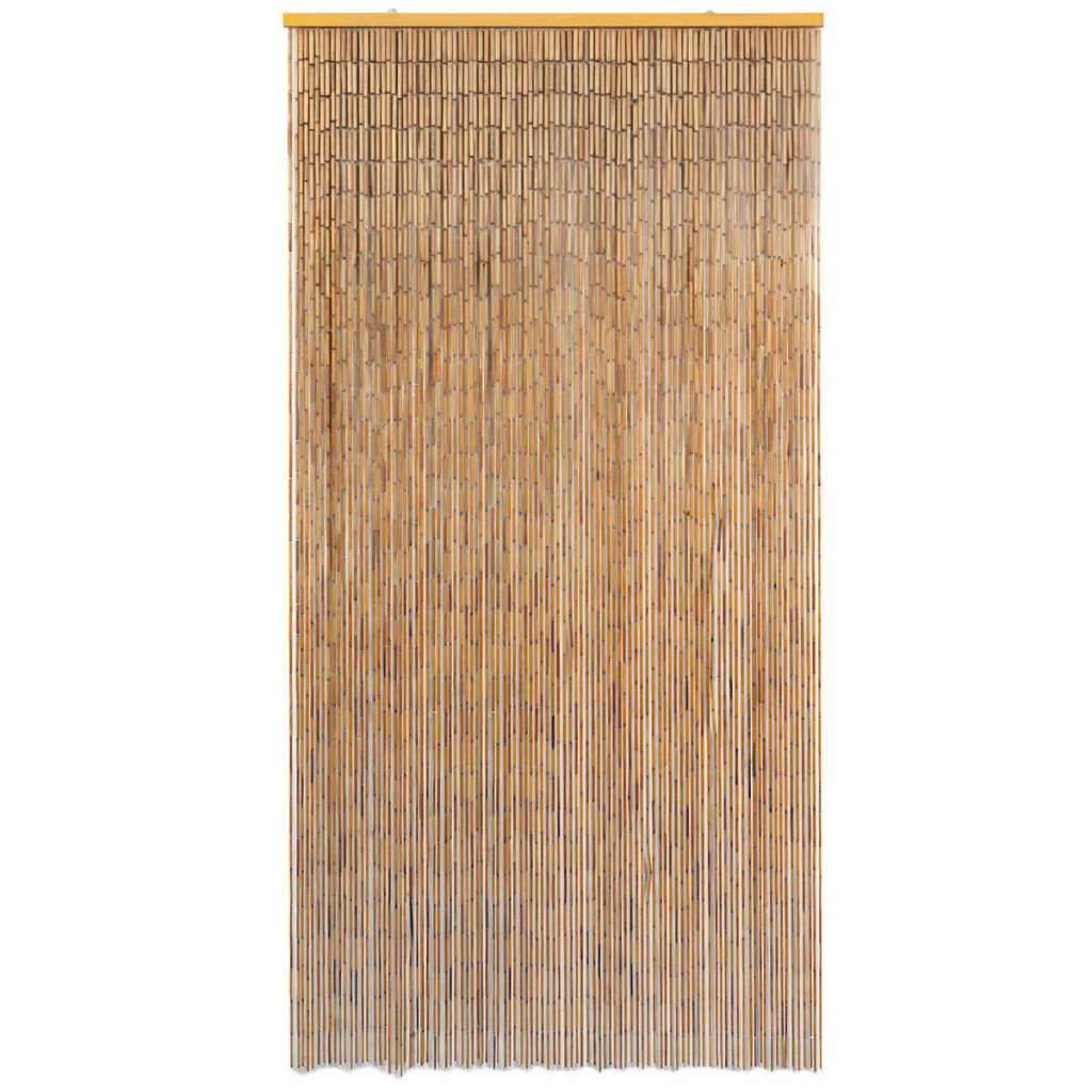 Cortina de porta anti-insetos em bambu 100x200 cm