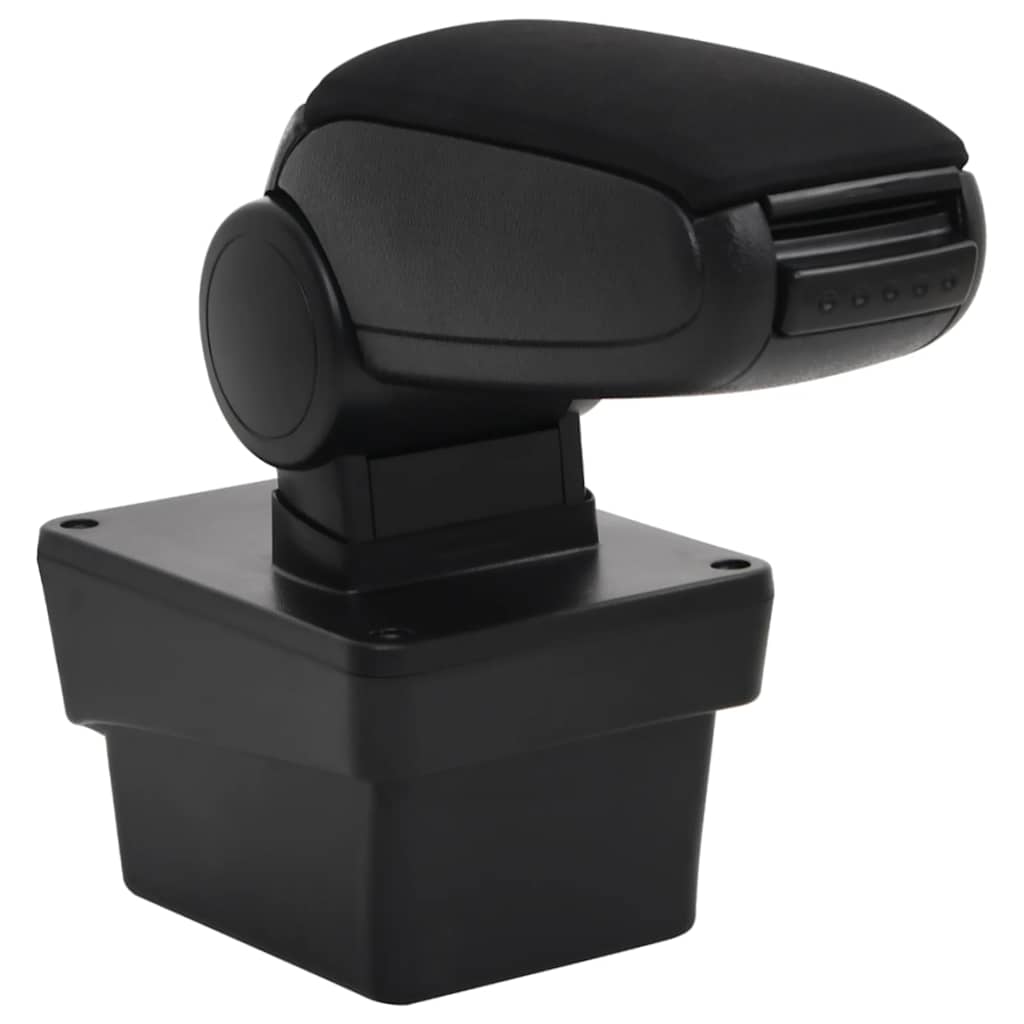 Apoio de braço p/ carro 17x40x(31-49) cm ABS preto