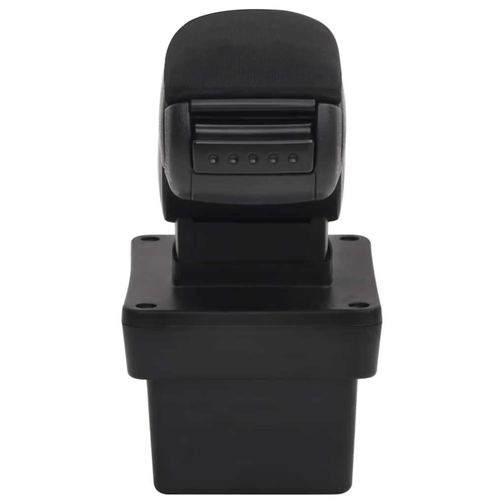 Apoio de braço p/ carro 17x40x(31-49) cm ABS preto