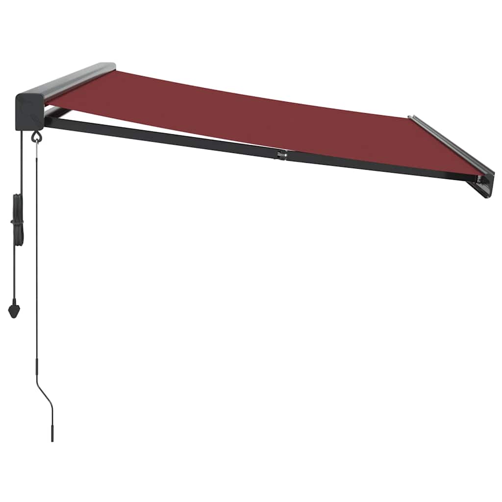 Toldo retrátil automático 350x250 cm bordô