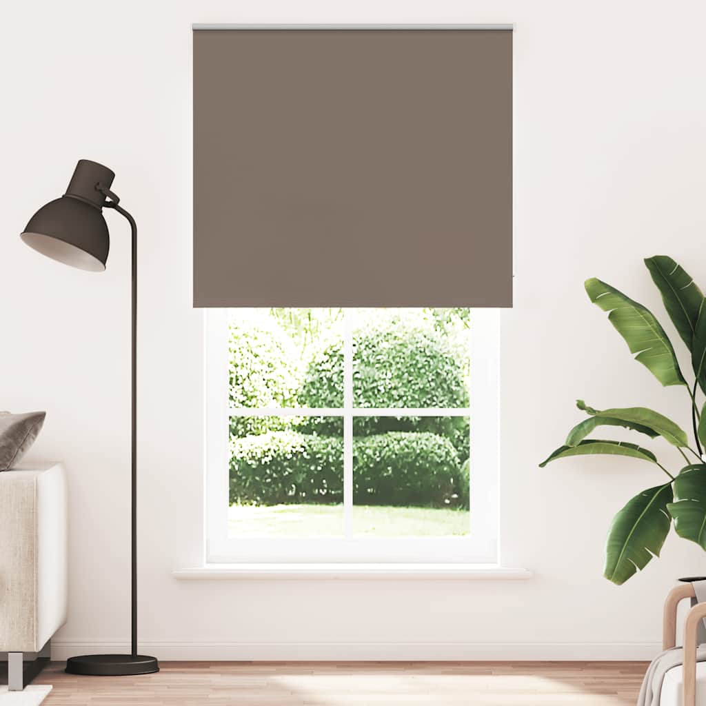 Persiana de enrolar 130x210 cm largura tecido 126,6cm poliéster