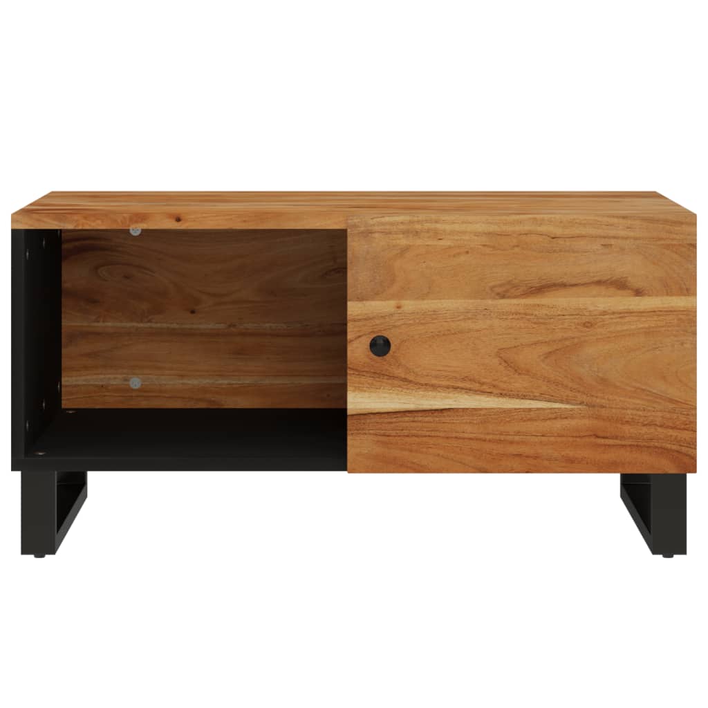 Mesa de centro 80x50x40 madeira de acácia maciça/deriv. madeira