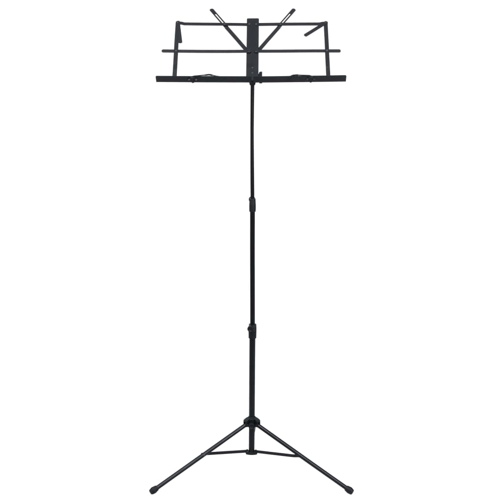 Suporte para livros de música/partituras preto aço