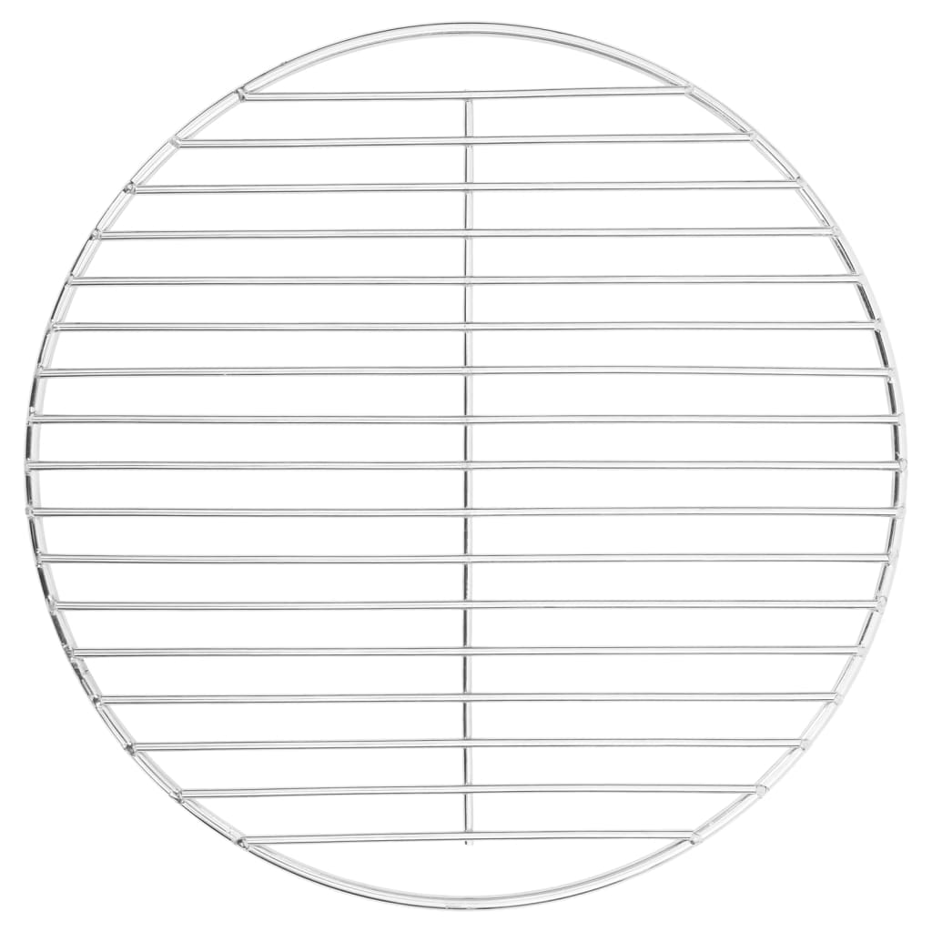 Grelha para churrasco redonda ø34,5 cm aço inoxidável 304