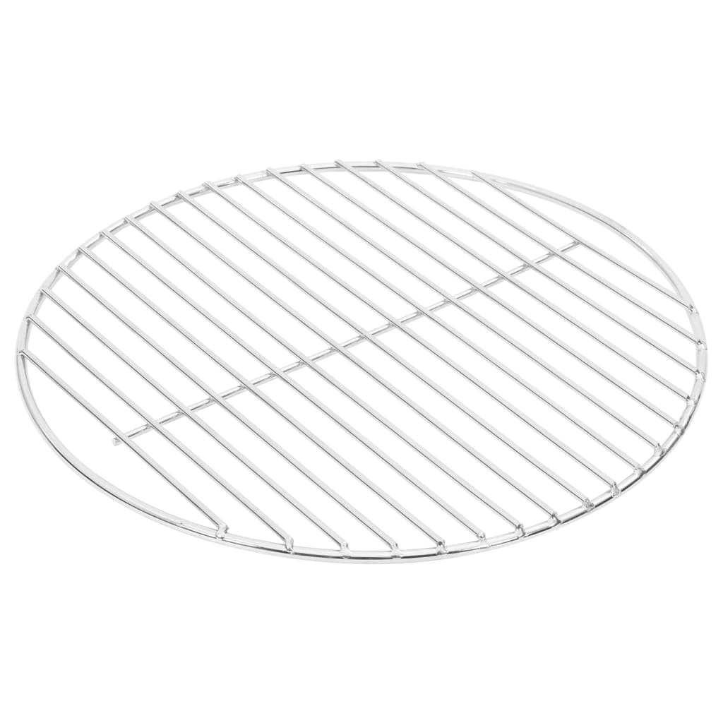 Grelha para churrasco redonda ø34,5 cm aço inoxidável 304
