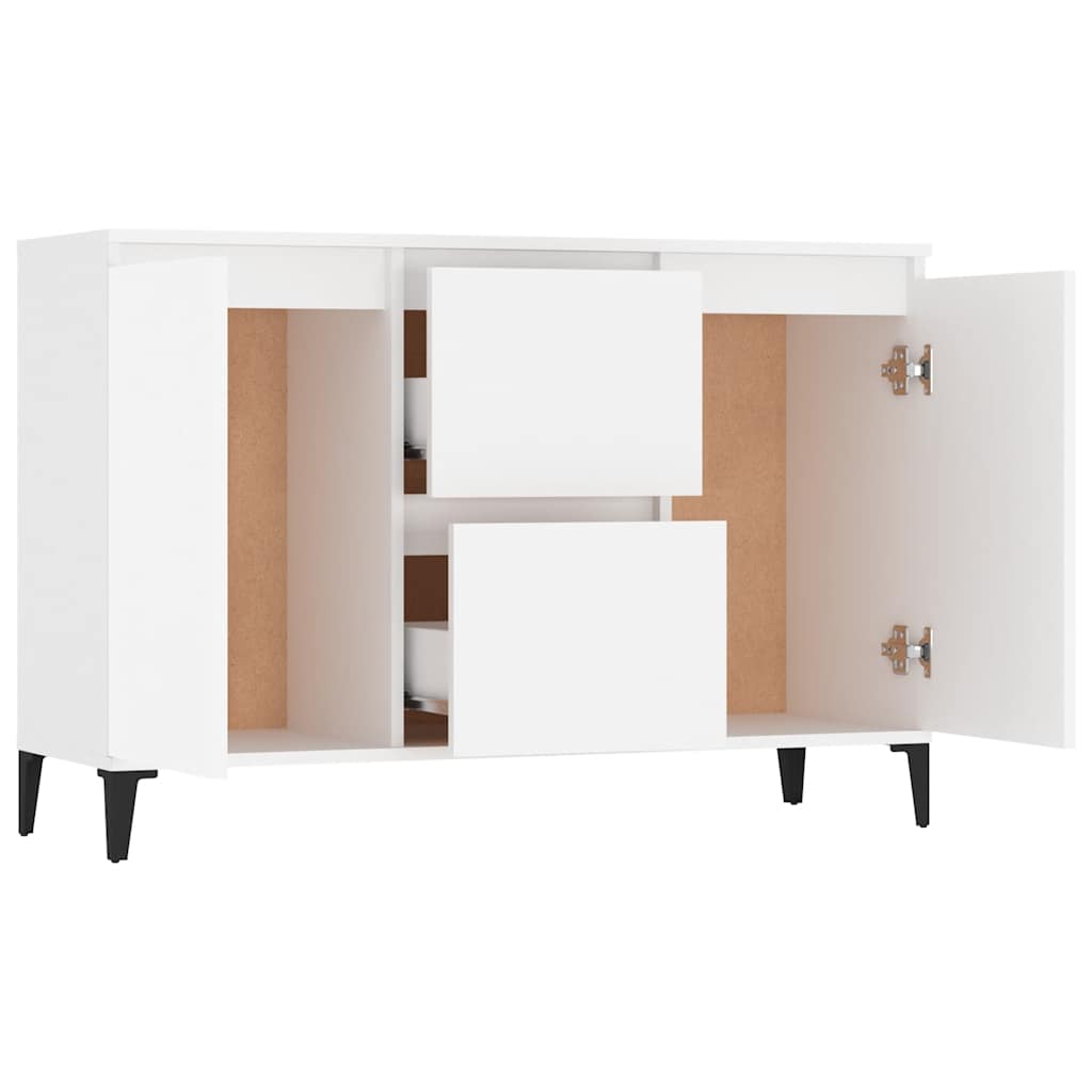 Aparador 102x35x70 cm derivados de madeira branco