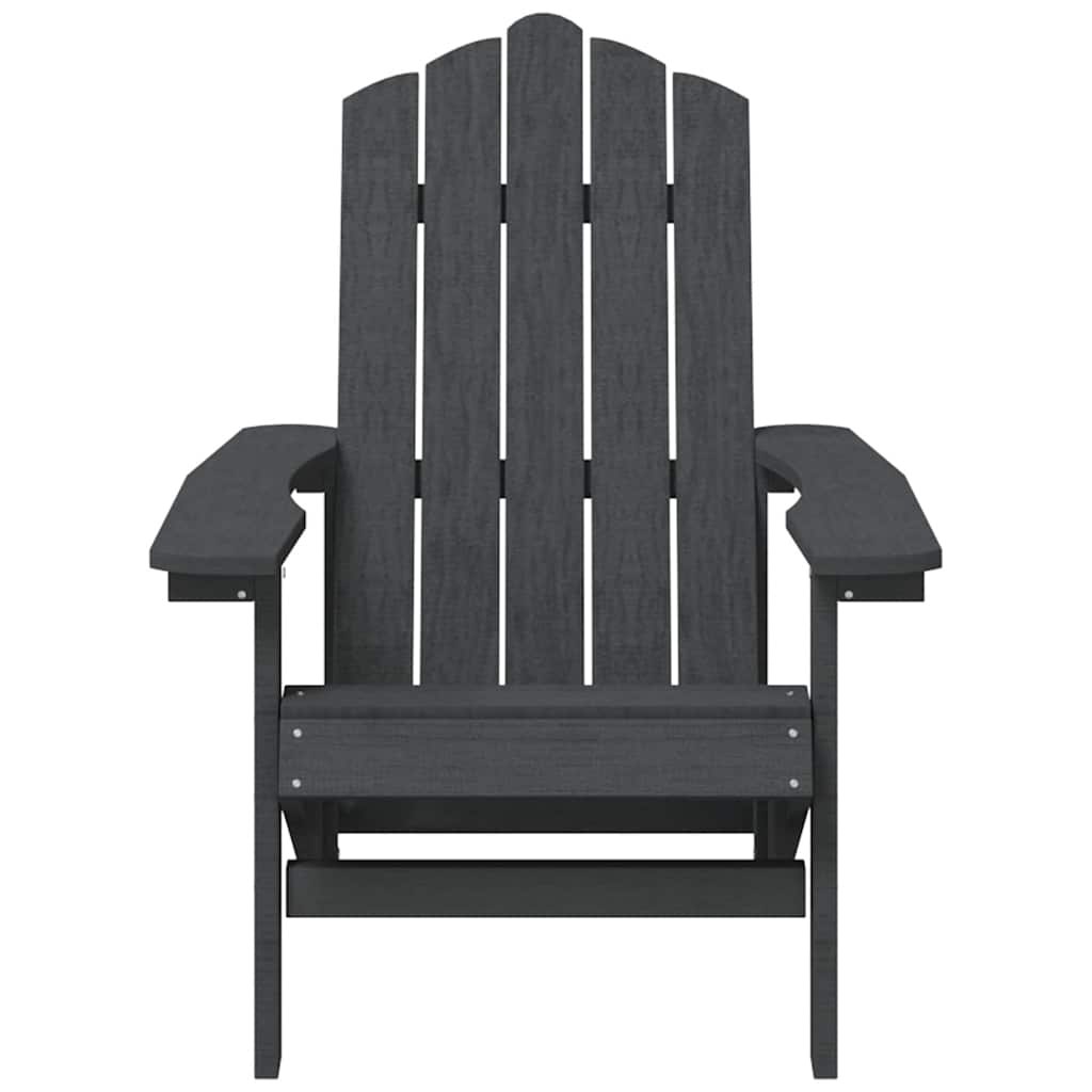 Cadeiras de jardim adirondack com mesa pead antracite