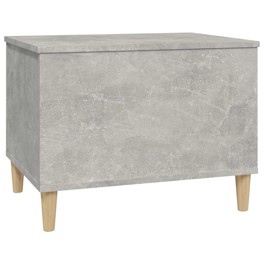 Mesa de centro 60x44,5x45 cm derivados madeira cinzento cimento