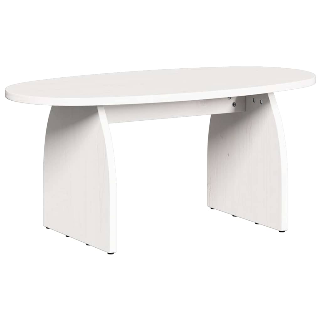 Mesa de centro branco 80 x 40 x 35 cm