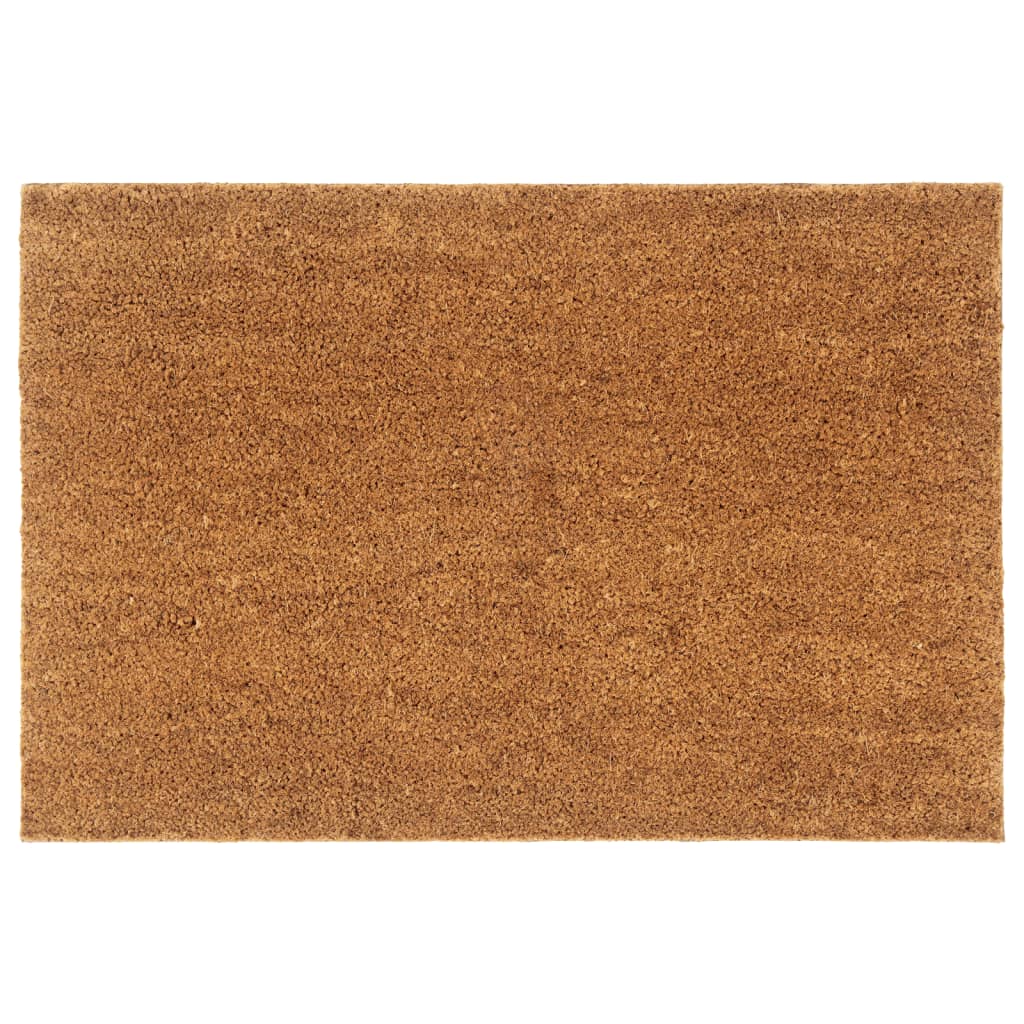Tapete de porta 60x90 cm fibra de coco tufada natural