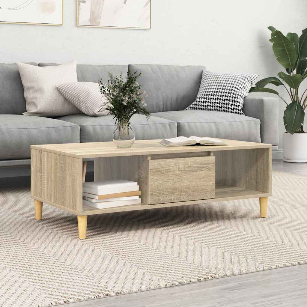 Mesa de centro carvalho sonoma 102 x 55 x 35 cm