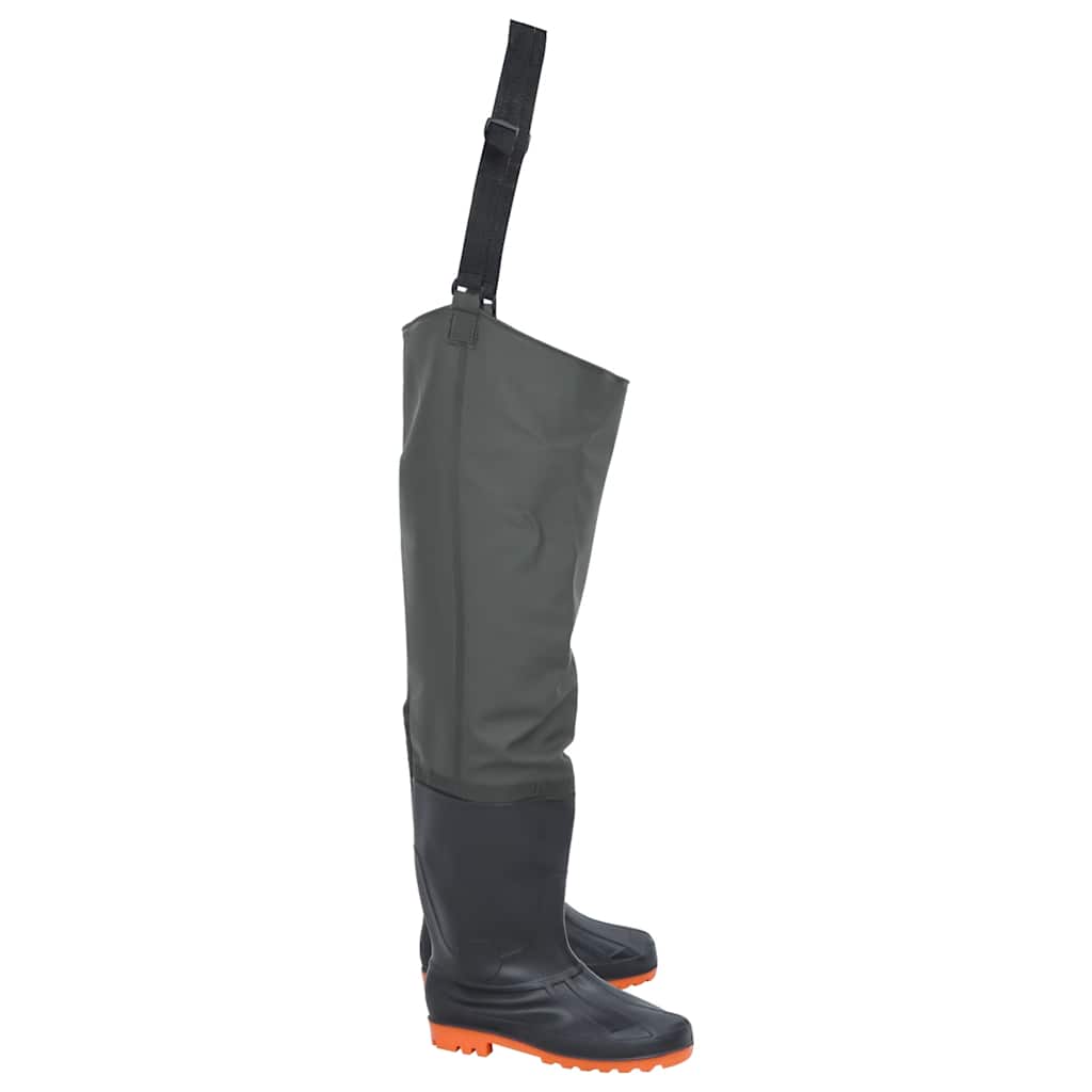 Bota perneira tamanho 42 verde-escuro