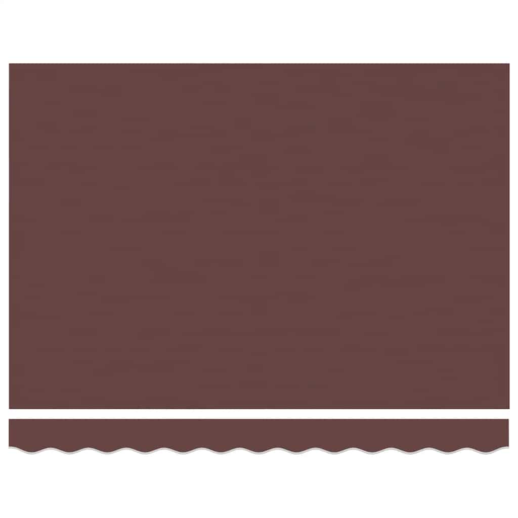 Toldo retrátil manual 300x250 cm castanho